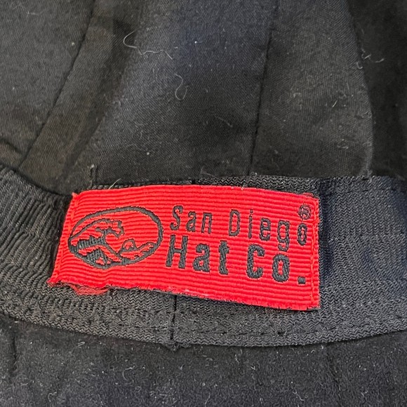 San Diego Hat Company Black White Textured Textile Bucket Hat - Picture 3 of 7